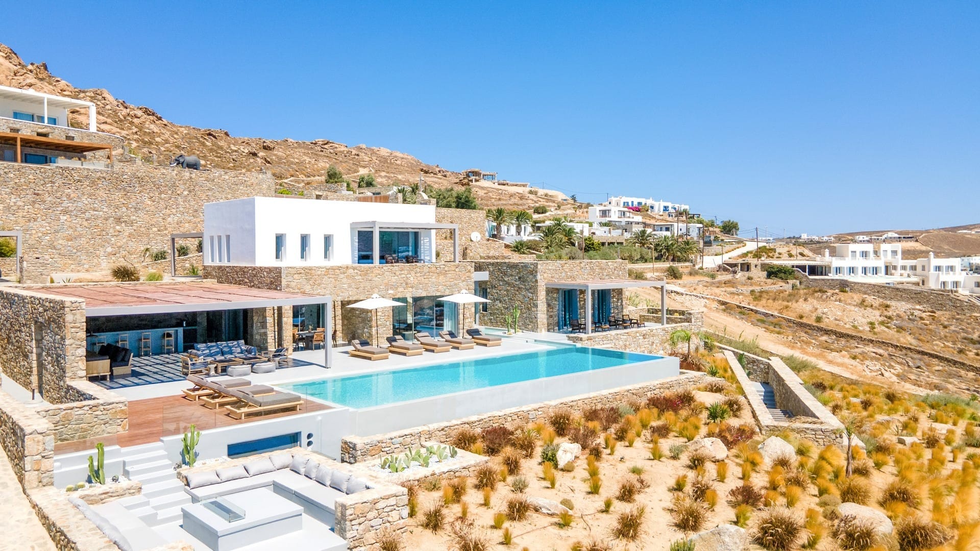 Villa Kavos For Rent, Elia, Mykonos - Divine
